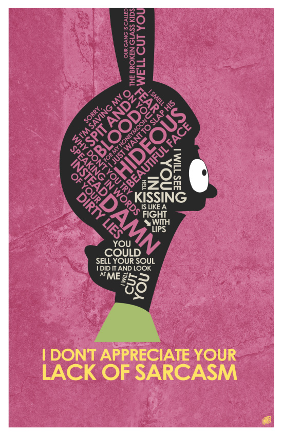 Bobs Burger - Louise Quote Poster