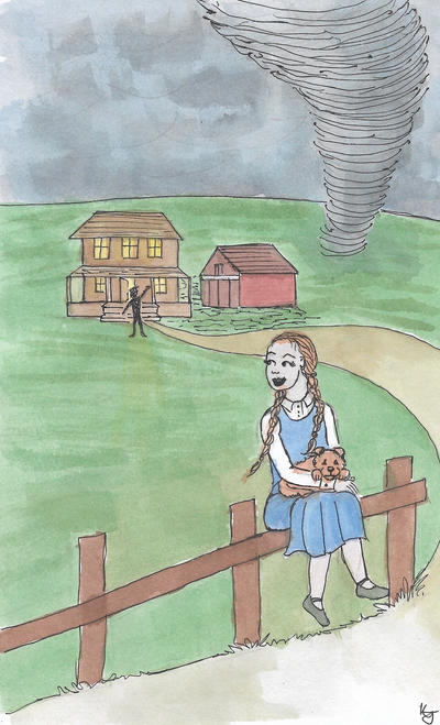 Wizard of oz, Dorothy in Kansas by Glittersneeze on DeviantArt