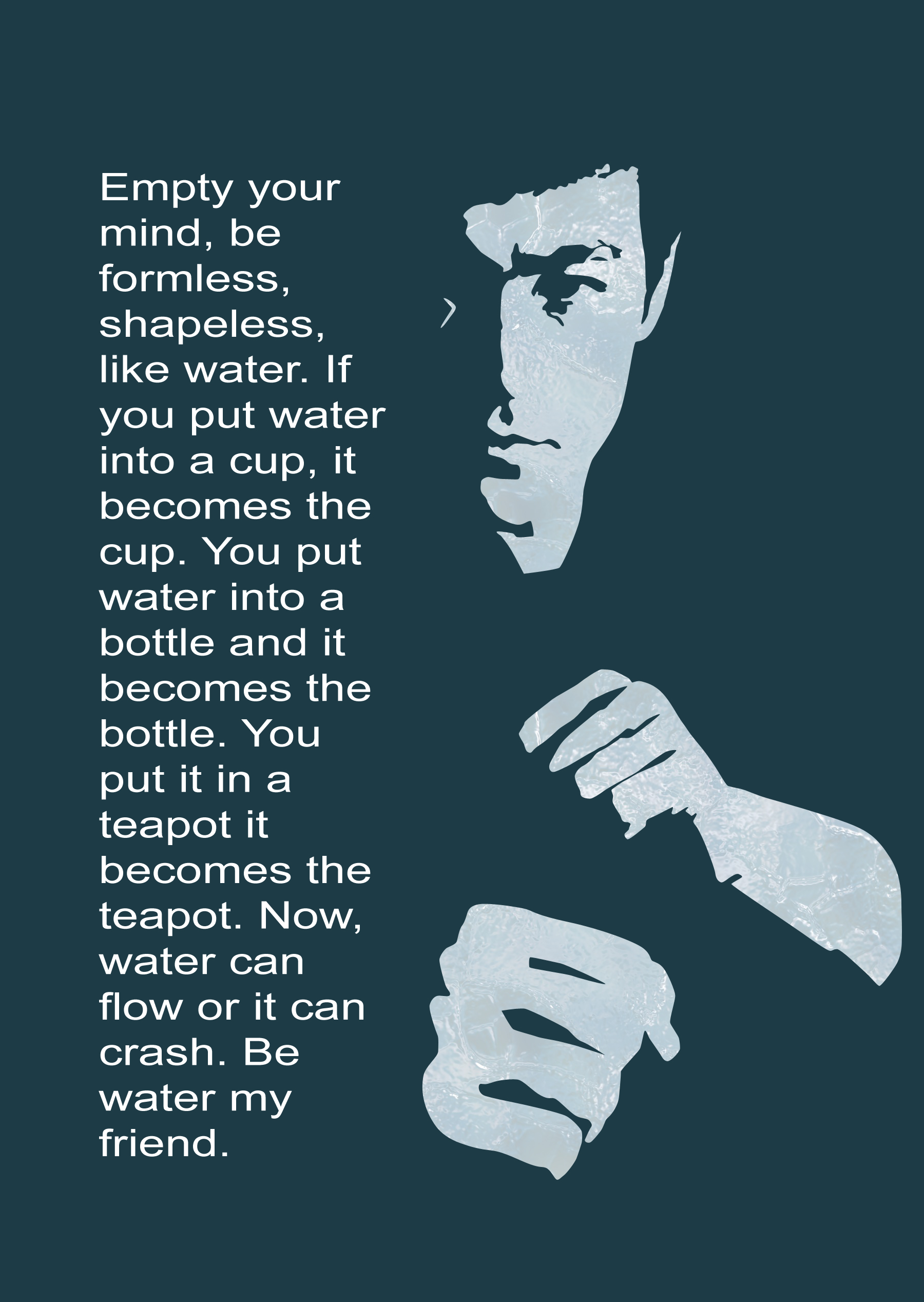 Be Like Water' Bruce Lee by BenjiMC on DeviantArt