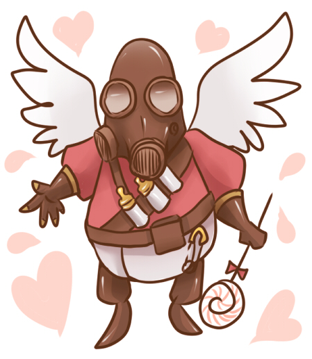 TF2 Angel Pyro doodle