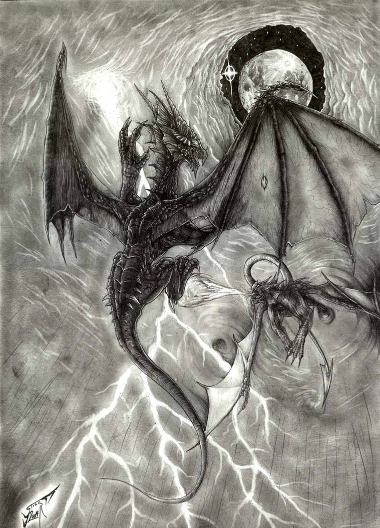 Fighting Dragons by AlphonseCapone