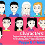 Peppa Pig Human Version Characters