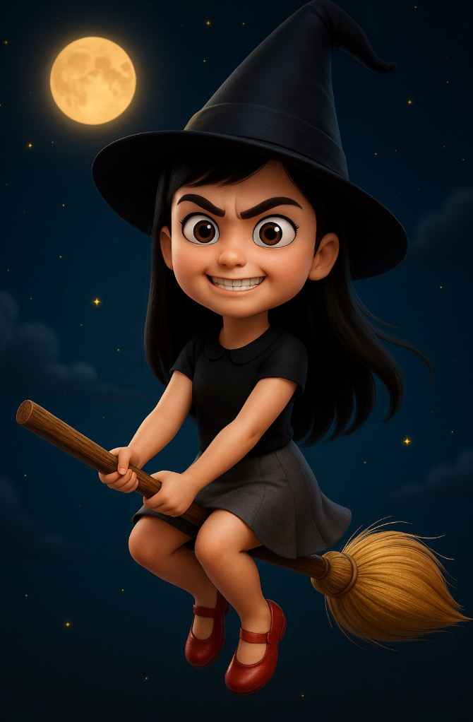 Human Emily Elephant (Witch Version)