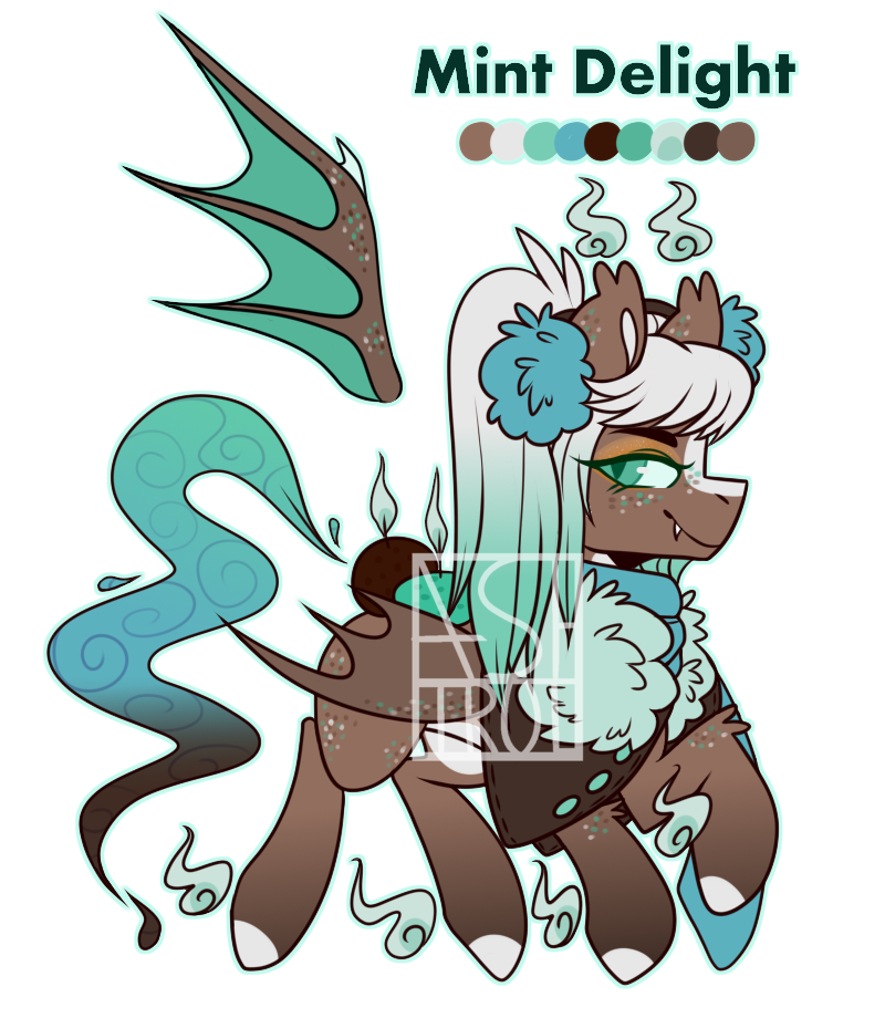 Mint Delight - Scented Pony Custom by Ashtrol