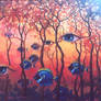 Eyes fish sea