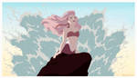 Sakura Part of Your World Little Mermaid AU by DrawOneScene