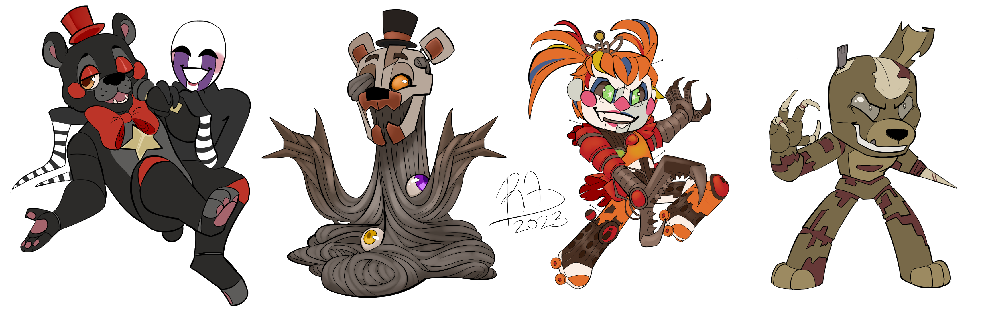 Molten Freddy (chibi versions of da salvaged)