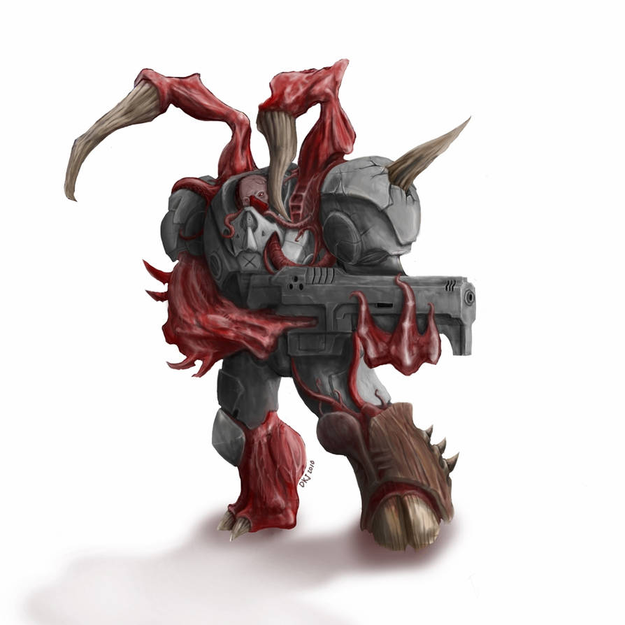 Infested Terran by MistyMiasma on DeviantArt