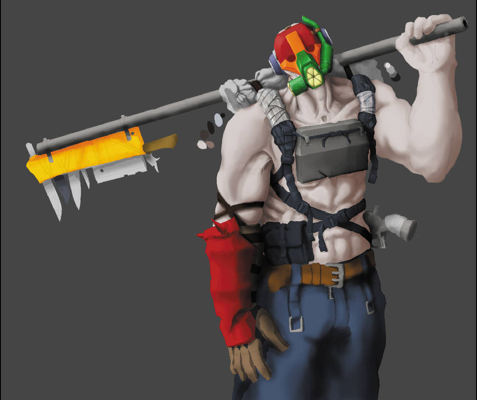 Apollo Raider post-apoc raider COLOUR by MistyMiasma on DeviantArt