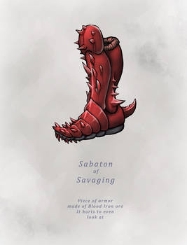 INKTOBER19-30 - Sabaton of Savaging