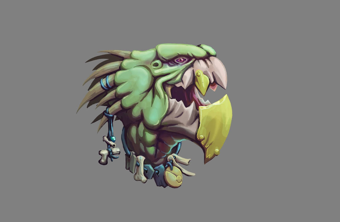 Kroot Portrait by MistyMiasma on DeviantArt