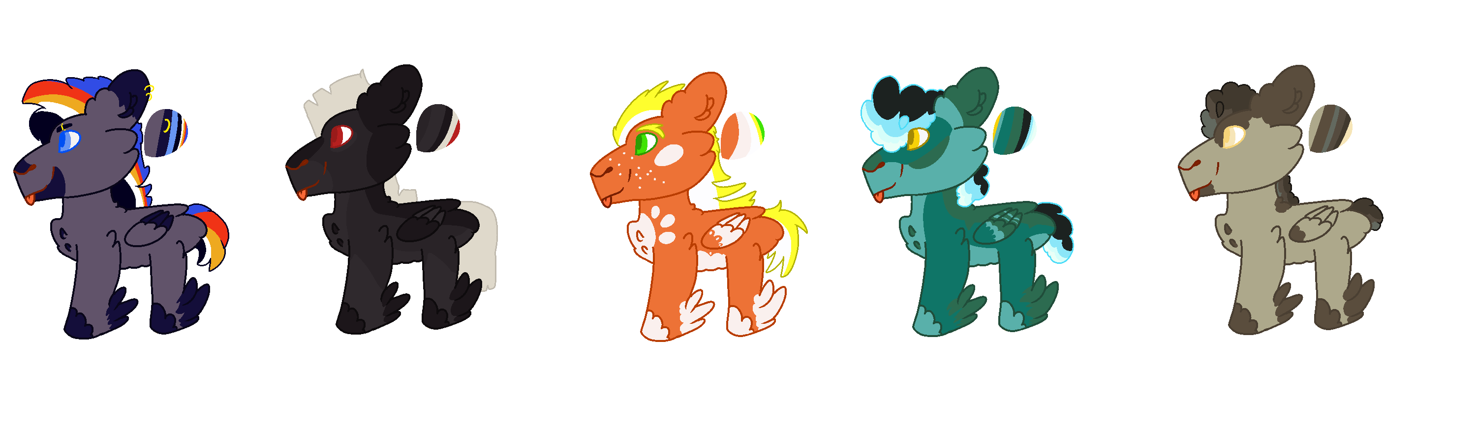 Simple MLP Palette Adopts PT. 2 by BeastOfBayRoad on DeviantArt