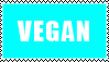 VEGAN AS FUCK stamp