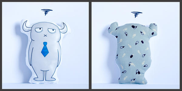 Mr Grumpy Plush by FraeuleinAbart on DeviantArt