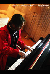 Edward Playing Piano