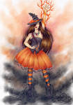 Halloween witch by ArunaWolf