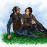 Commission: Bodhi Rook and Jyn Erso