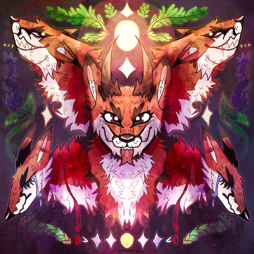 Demon Fox Roses FOX DEMONS, WOE! by Carlarzall on DeviantArt