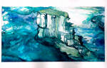 Watercolor Landscape by RubisFirenos