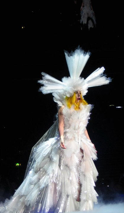living dress lady gaga File:Lady Gaga performing So Happy I Could Die on The Monster Ball Tour, Tacoma, August 2010.jpg