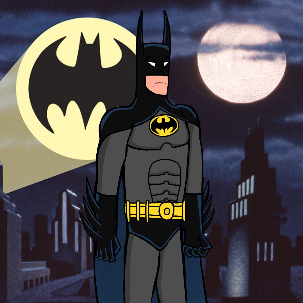My Drawing of Batman! ^u^ by adriantheanimator02 on DeviantArt