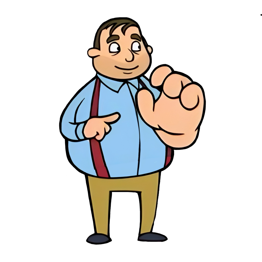 Big Left Hand Guy vector by adriantheanimator02 on DeviantArt