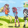 Fluttershy, Rarity and Pinkie Pie