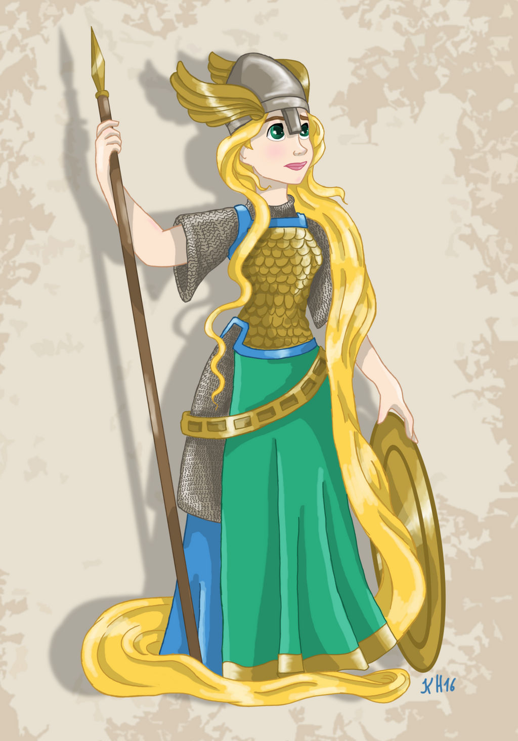 Historical Disney Warrior Princess - Rapunzel