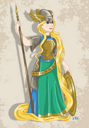 Historical Disney Warrior Princess - Rapunzel