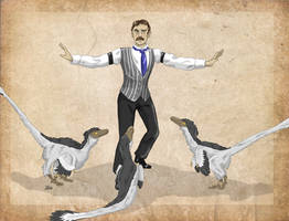 Henry F. Osborn and his Velociraptors