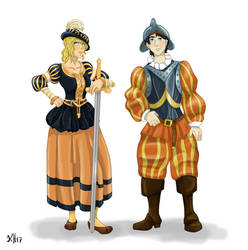 Percy and Annabeth 1604 - Commission