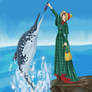 Mary Anning and her Ichthyosaur