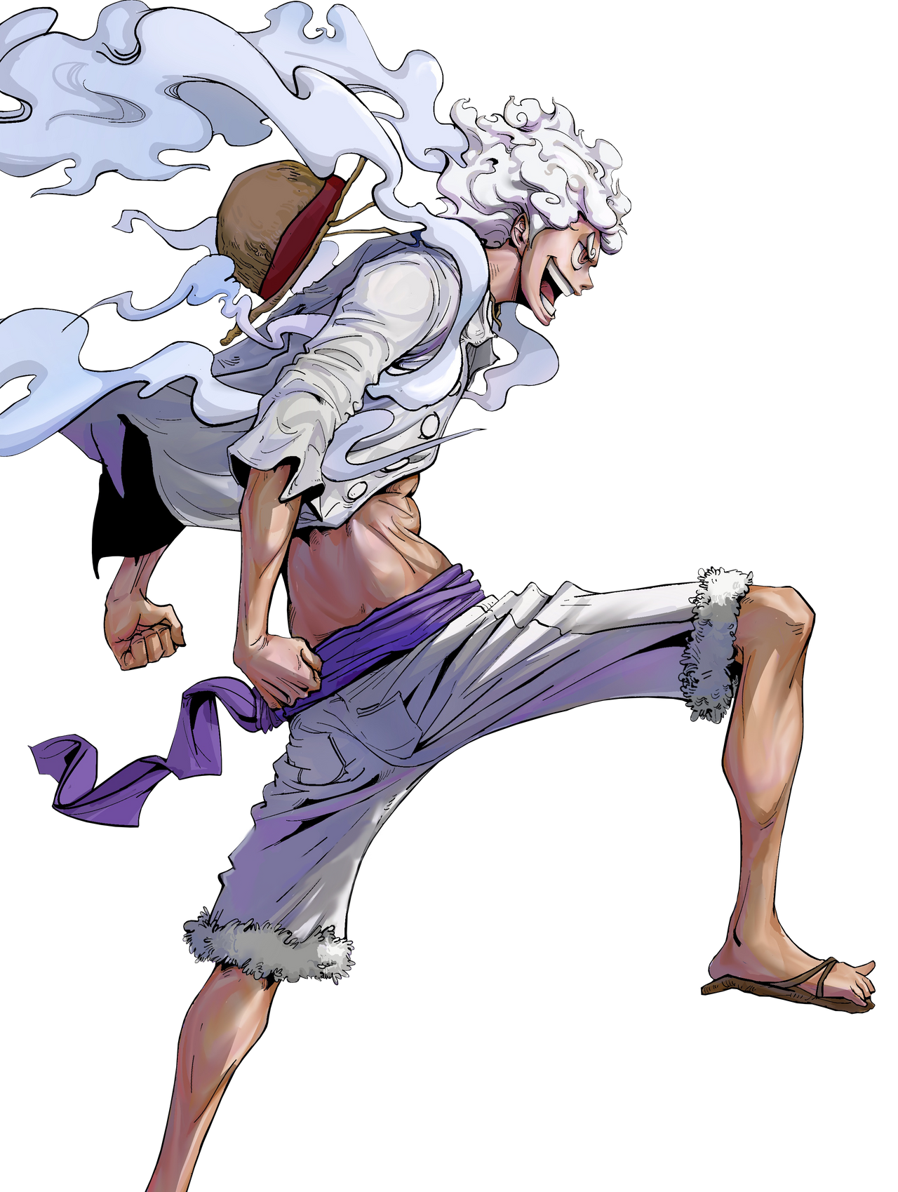 Gear 5 luffy Render by NotLedy on DeviantArt