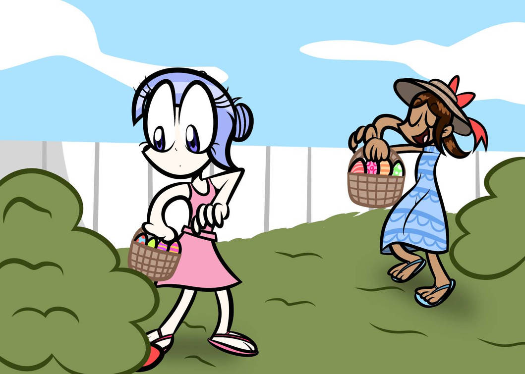Easter egg hunting Basket by Ishanay on DeviantArt
