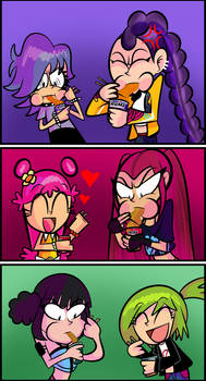 Huntrix vs. Puffy AmiYumi, Noodles!