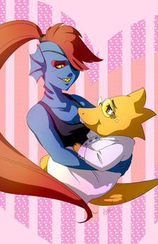 Undyne and Alphys