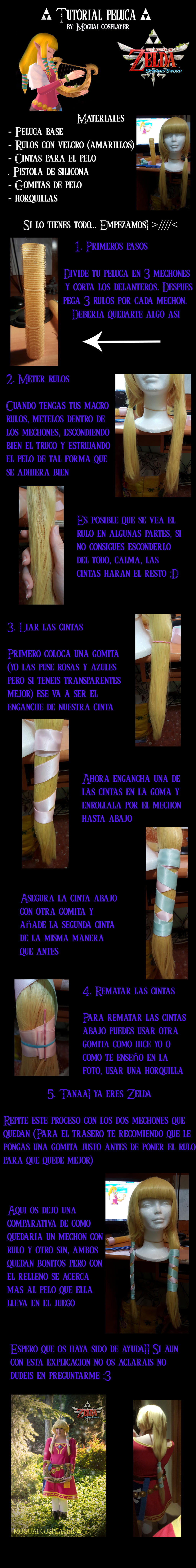 Tutorial peluca Zelda Skyward Sword