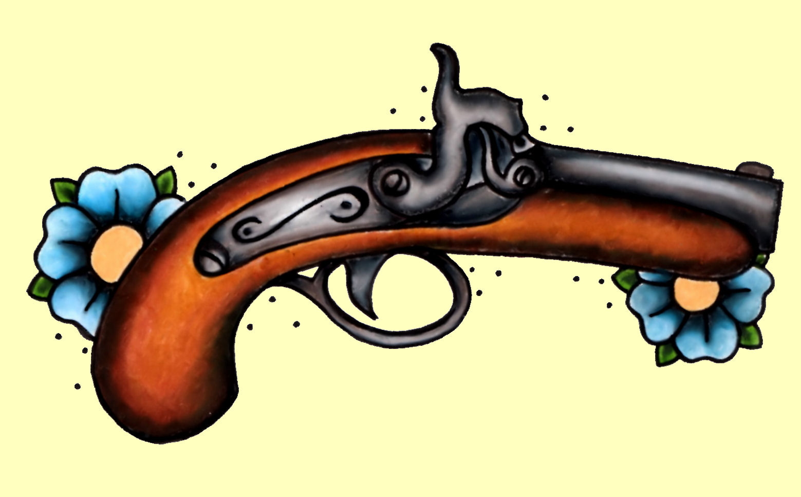 Эскиз тату обрез