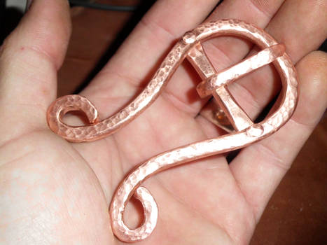 Celtic Style Copper Buckle