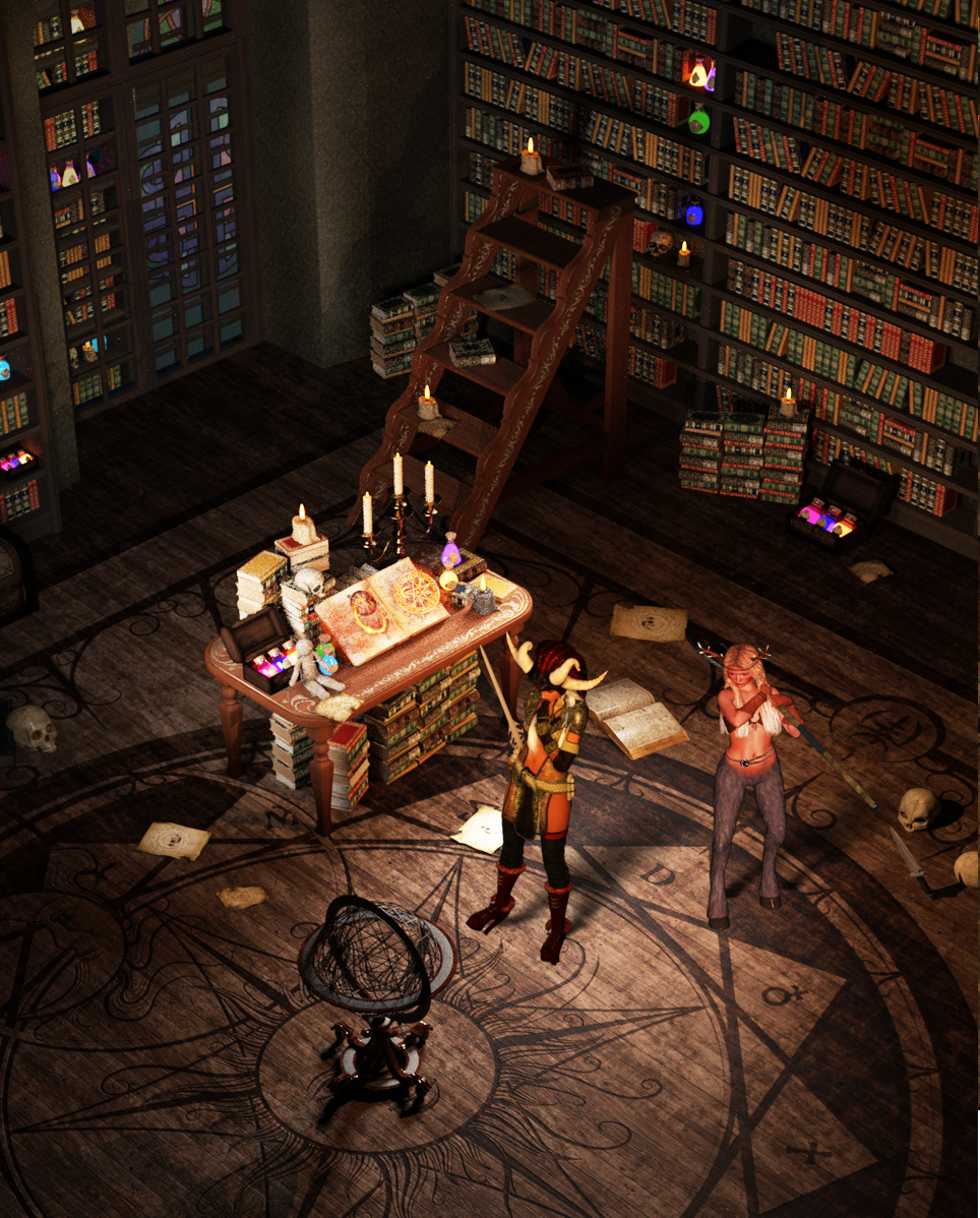 Diablo3 -  in the library