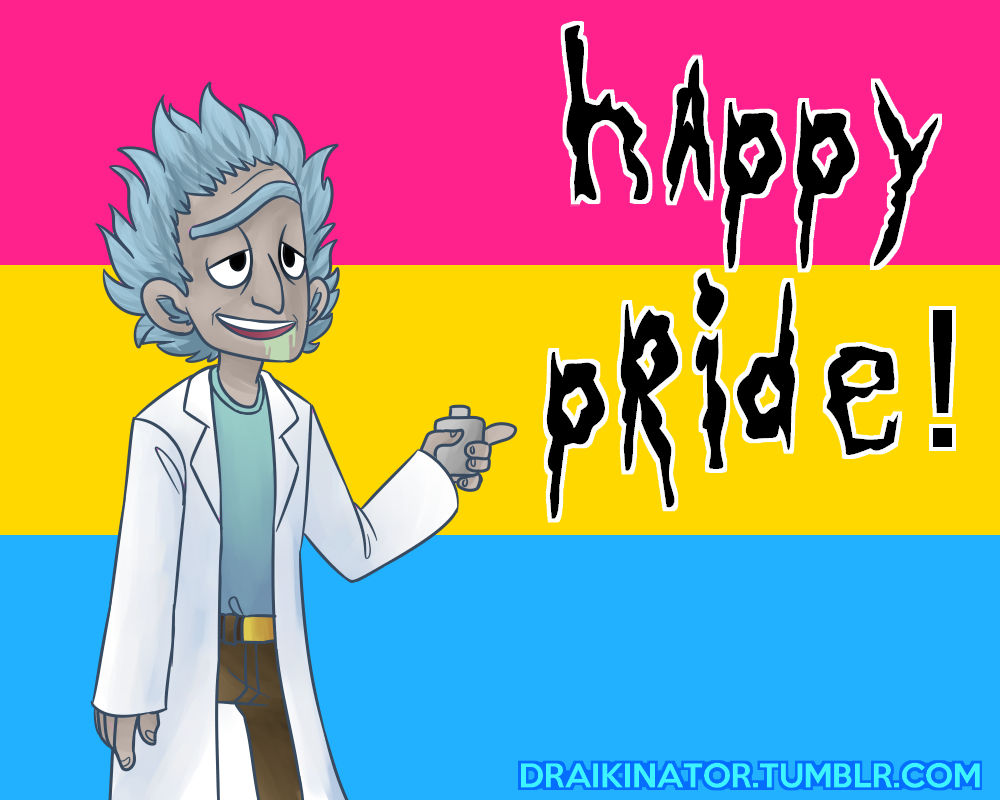 Pride Rickson Happy Pride - Rick Sanchez by Polyhexian on DeviantArt