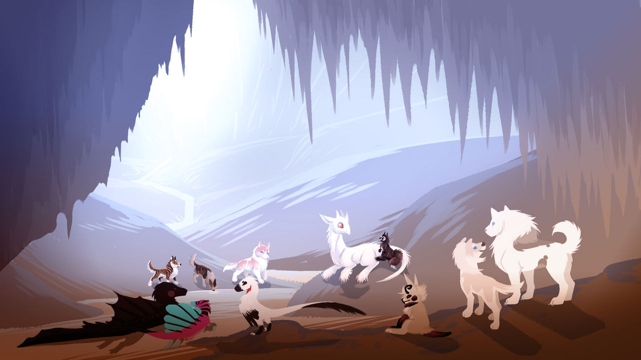 Cave by Polyhexian on DeviantArt