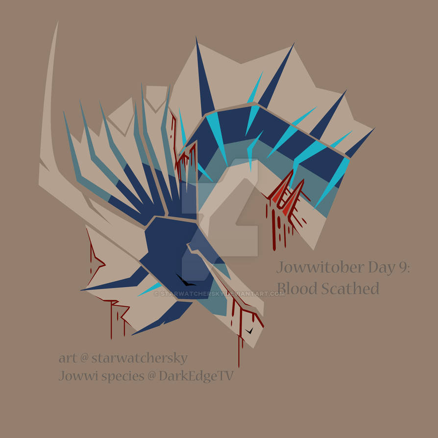 jowwitober Day 9: Blood Scathed by Starwatchersky on DeviantArt