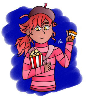 Movie time! (Art Trade)