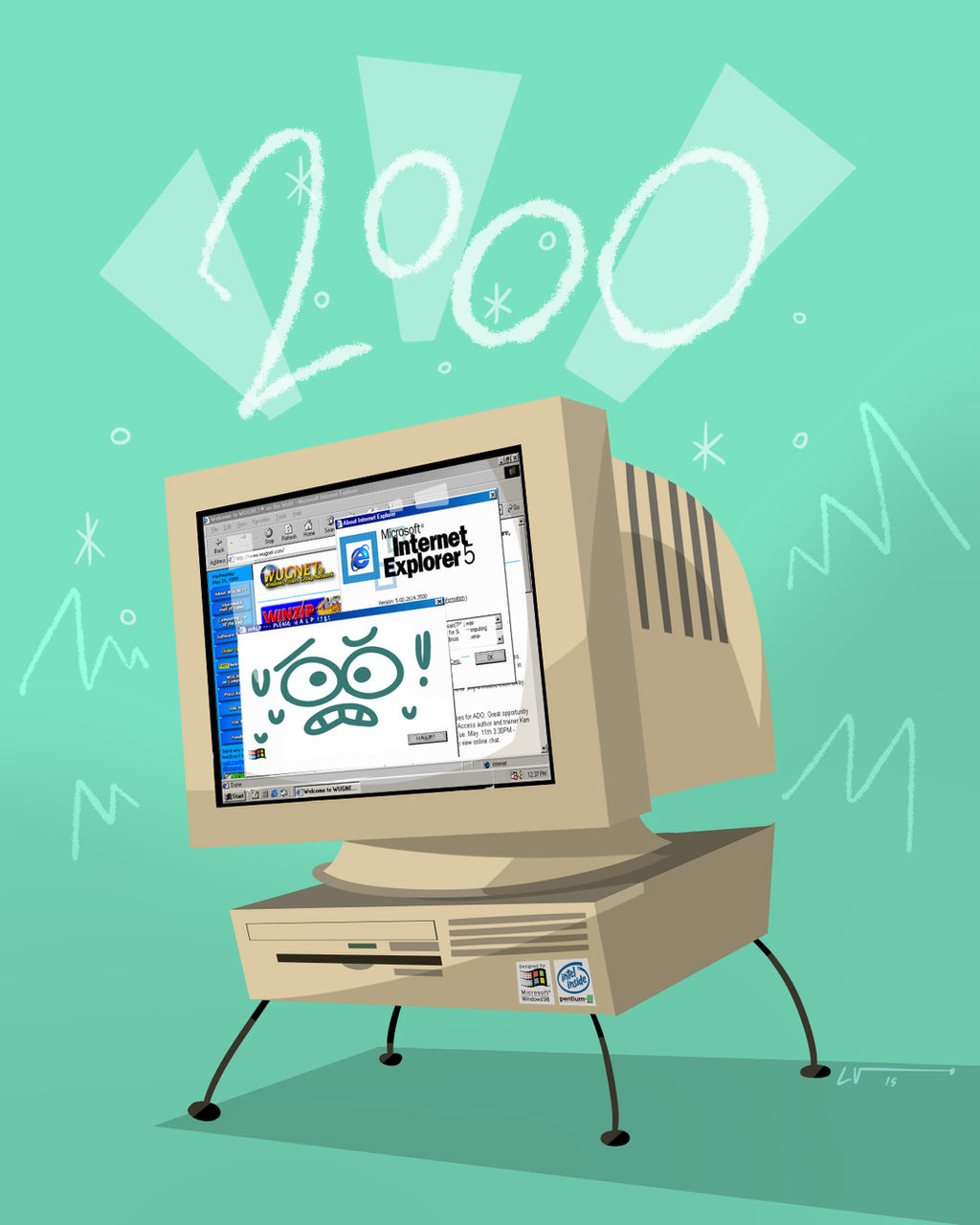 Y2k Bug Raper's Y2K bug by LuchoVolke on DeviantArt