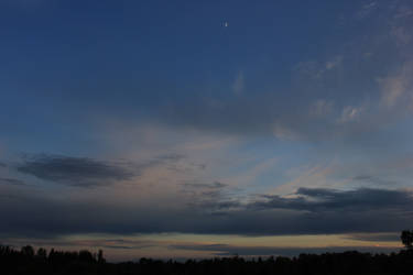 Moon and Sunset