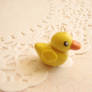 Polymer Clay Rubber Duck Charm