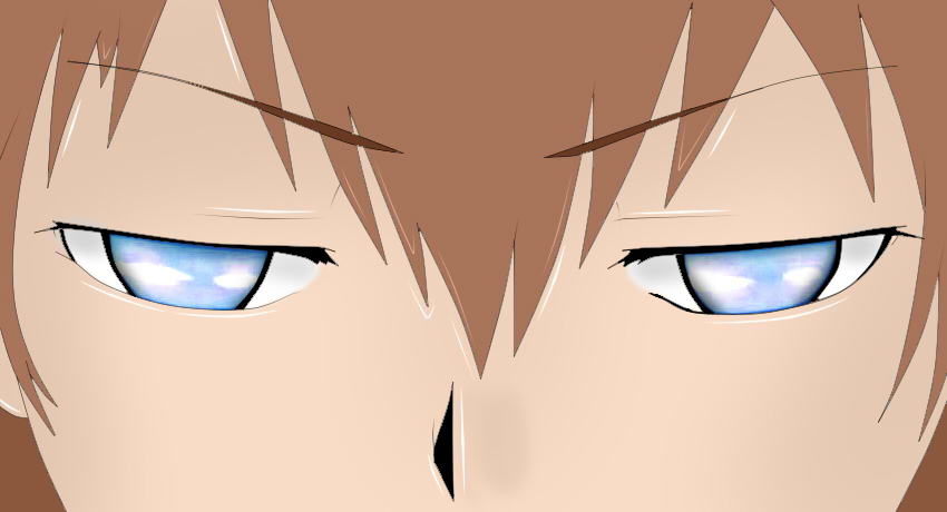 Anime Kid Death Stare by silverbullet54 on DeviantArt Anime Kid Death Stare by silverbullet54 on DeviantArt