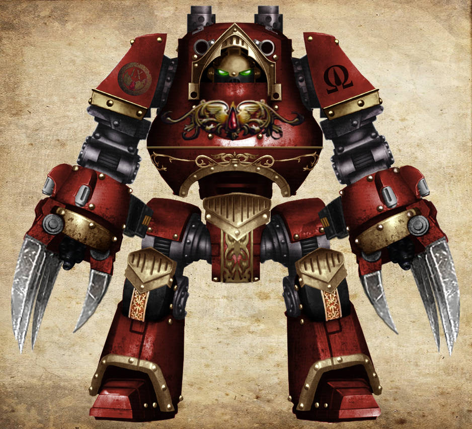 Blood Angels Contemptor-Incaendius Dreadnought by Algrim-Whitefang on ...