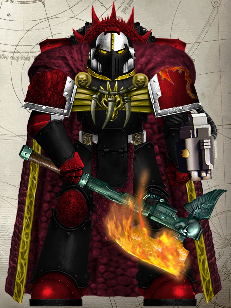 Blood Vulkan Chapter Master Nenker by Algrim-Whitefang on DeviantArt